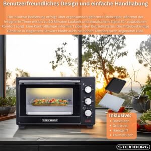Mini-four Steinborg convection 25 L 1600 W