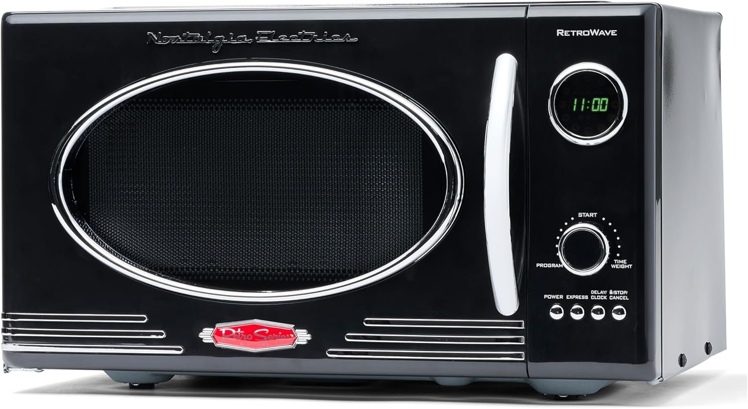 Micro-ondes Nostalgia rétro 25L 800W noir